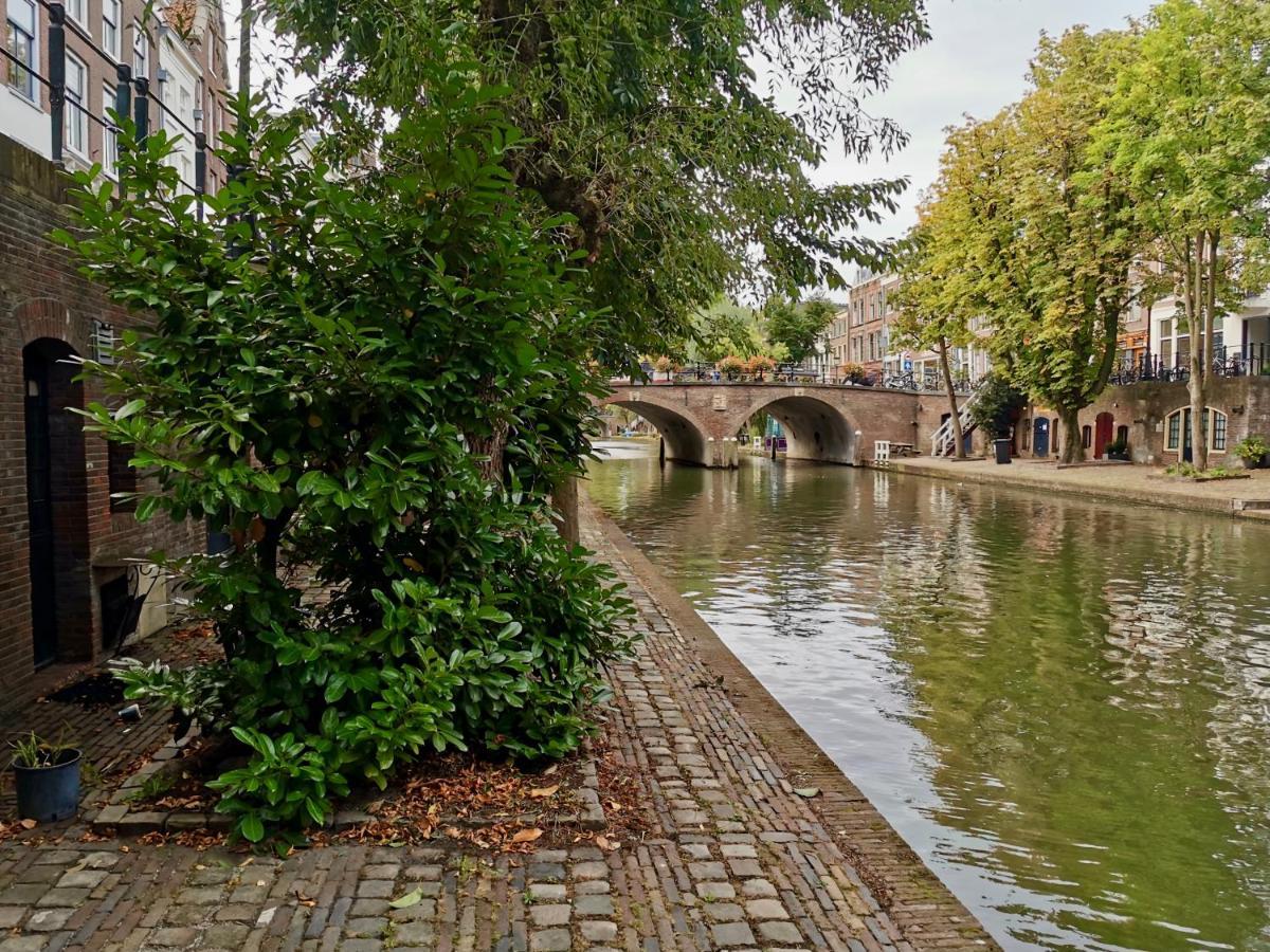 Ferienwohnung Werfkelder aan de Oudegracht Utrecht Exterior foto